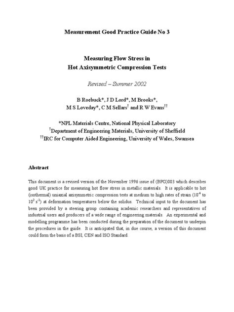 Measurement Good Practice Guide No 3 Measuring Flow 